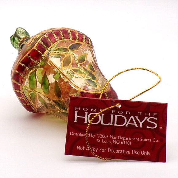 Vintage Stained Glass Christmas Ornament - Picture 7 of 7